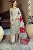 Zainab Manan ZM-07 Smoke Grey Rawayat Chiffon 2022