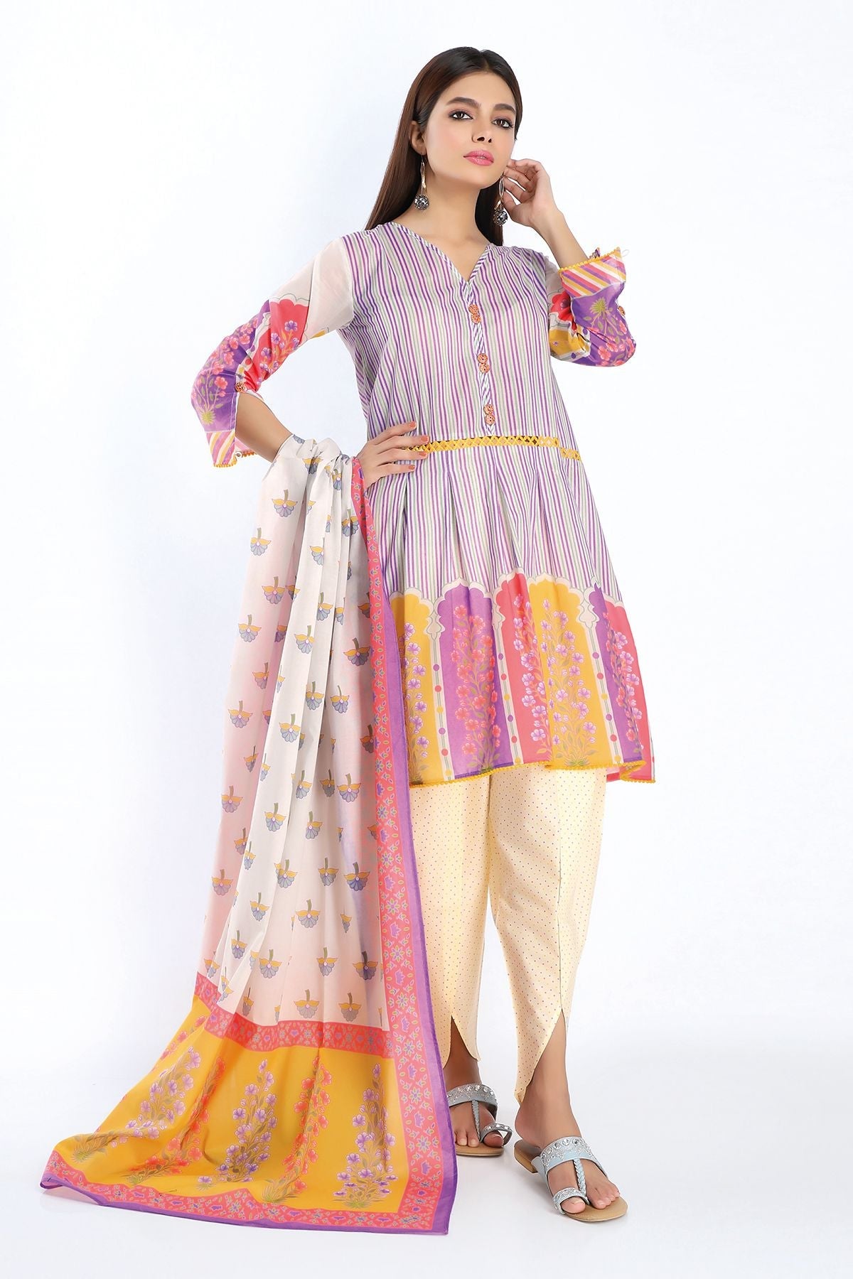 Khaadi A20231 Pink Summer Collection 2020