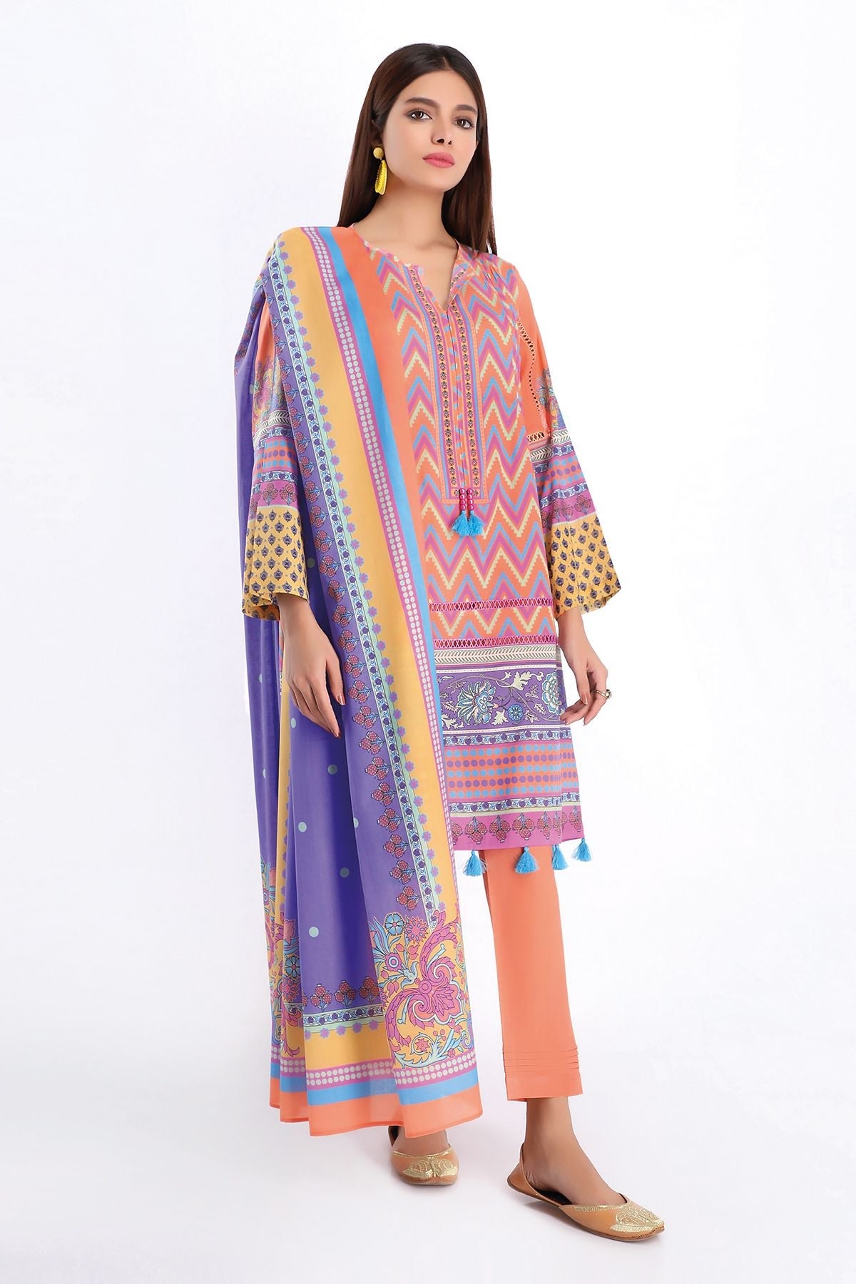 Khaadi A20241 Pink Summer Collection 2020