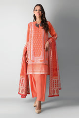 Khaadi A210518 Orange Autumn Collection 2021