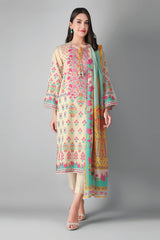 Khaadi A21305 Off-white Autumn Collection 2021