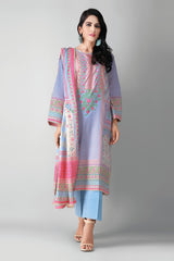 Khaadi A21306 Blue Autumn Collection 2021