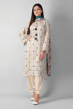 Khaadi A21327 Off-white Autumn Collection 2021