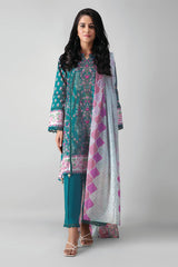 Khaadi A21356 Blue Autumn Collection 2021