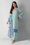 Khaadi A21391 Blue Autumn Collection 2021