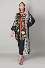 Khaadi Ak20414 Black Winter Collection 2020