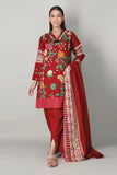 Khaadi Ak20414 Red Winter Collection 2020