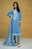 Khaadi Ala22203 Blue Summer Collection 2022