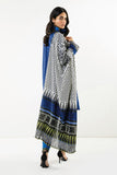 Khaadi A L ALA22264 Blue Cambric Lawn 2022