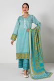 Khaadi A L ALA22301 Blue Cambric Lawn 2022
