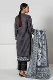 Khaadi A L ALA22302 Black Cambric Lawn 2022