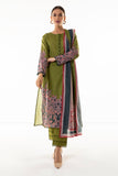 Khaadi A L ALA22353 Green Cambric Lawn 2022