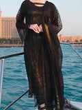 Almirah ALP-3PS 908 Black Lawn Collection 2021