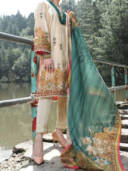 Almirah ALP-3PS 972 Beige Lawn Collection 2021