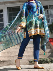 Almirah ALP-3PS 974 Blue Lawn Collection 2021