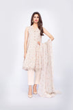 Bareeze Blossom Tree Mc560 Light Brown Dress