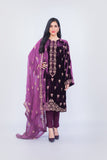 Bareeze Mughal Glam Bnl648 Purple Dress