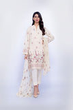 Bareeze Swiss Fusion Ch2614 Light Yellow Dress