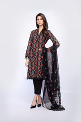 Bareeze Swati Range Bnl534 Black Dress