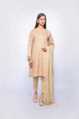 Bareeze Mazar Range Ch2898 Beige Dress