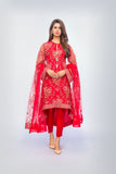 Bareeze Exotic Gold Mc526 Light Red Dress