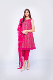 Bareeze Traditional Florentine Ch2796 Show Pink Dress