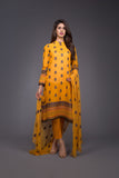 Bareeze Kallar Kahar Ch2919 Mustard Dress