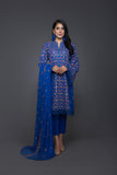 Bareeze Patan Patola Bnl715 Blue Dress