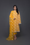 Bareeze Lucknowi Chikan Er667 Wc Yellow Dress
