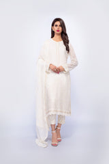 Bareeze Golden Hour Ch2795 Cream Dress