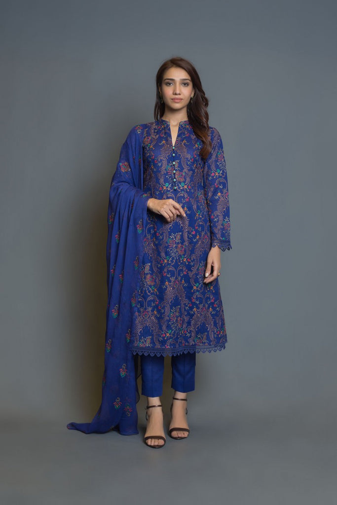 Bareeze Ethnic Grace Ch3067 Blue Dress – Sara Clothes