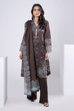 Khaadi ASl22202 Brown Eid Lawn Collection 2022