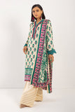 Khaadi A V AV22217 Green Cambric Lawn 2022