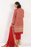 Khaadi A V AV22218 Red Cambric Lawn 2022