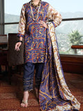 Almirah AWP-3PS 267 Navy Blue Lawn Collection 2021
