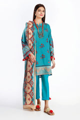 Khaadi B20215 Blue Summer Collection 2020