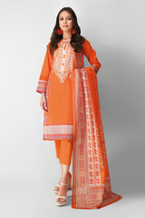 Khaadi B210214 Orange Eid Collection 2021