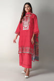 Khaadi B21303 Red Autumn Collection 2021