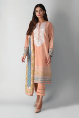 Khaadi B21322 Pink Autumn Collection 2021