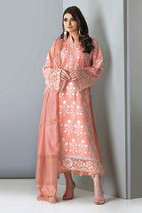 Khaadi Bc21304 Orange Autumn Collection 2021