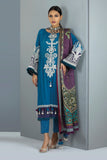 Khaadi Bc21305 Blue Autumn Collection 2021