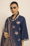 Khaadi Fabrics 3 Piece Suit Dyed Embroidered Crosshatch BCH231004 Winter Collection