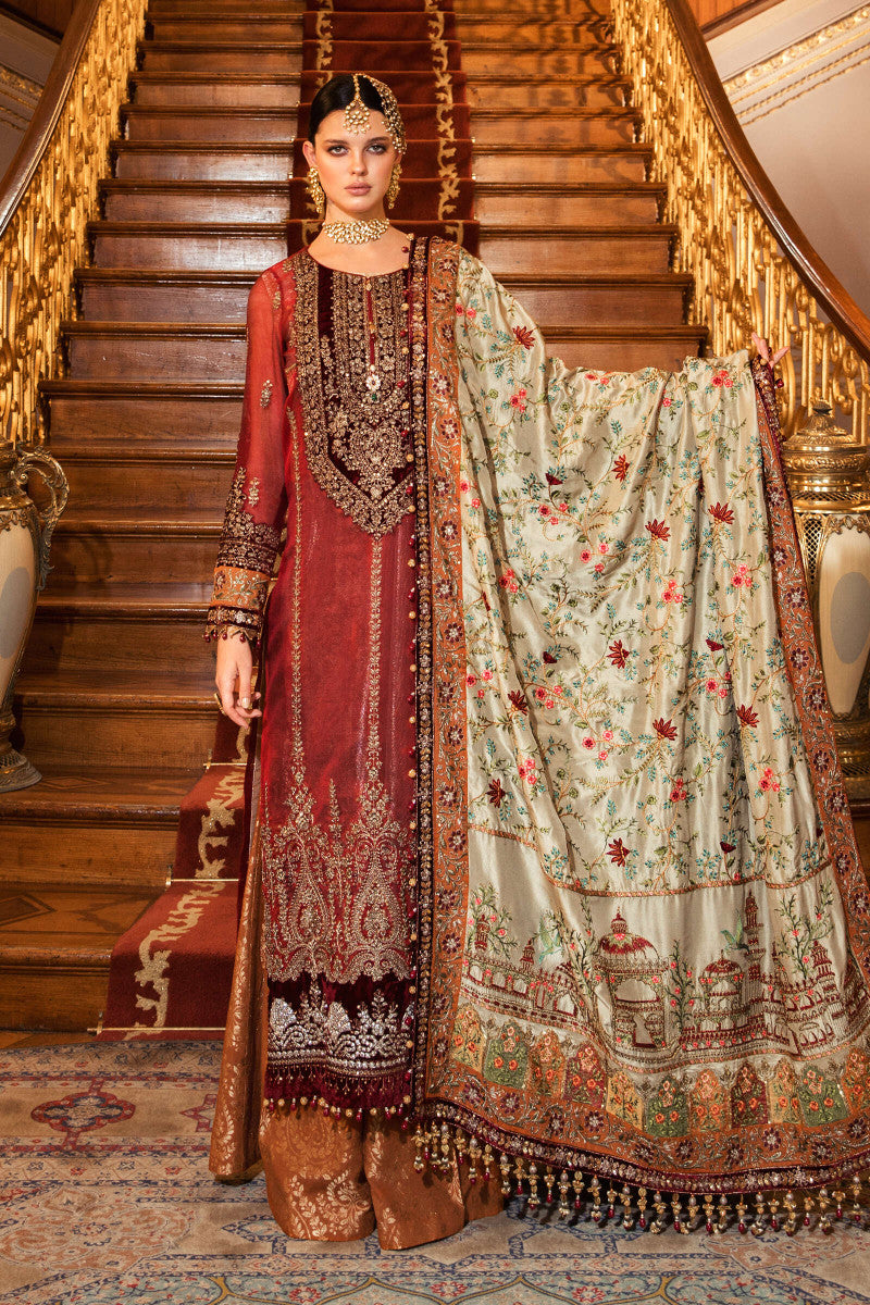 Maria B Maroon BD06 Wedding Edition 2020 Sara Clothes Maria B Maroon BD06 Wedding Edition 2020 Sara Clothes