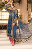 Maria B Blue Olive green with deep Coral Pink BD-2104 Eid Collection 2021