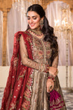 Maria B Burnt Gold and Maroon (BD-2401) Heritage Eid Collection 2022