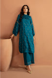 Maria B Shirt Teal blue BETW22W123 Basics Shirts