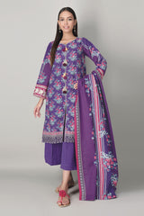 Khaadi Bk20419 Purple Winter Collection 2020