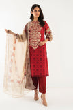 Khaadi BLA22219 Red Eid Lawn Collection 2022