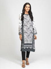 Salitex Lawn Shirt Black & White Bw 00048 Summer Collection 2021