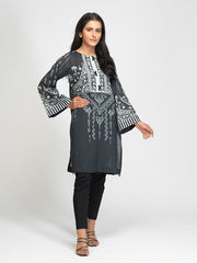 Salitex Lawn Shirt Black & White Bw 00041 Summer Collection 2021